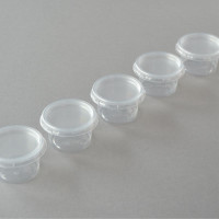 500 Stück Dressingbecher mit Deckel, transparent, 30 ml