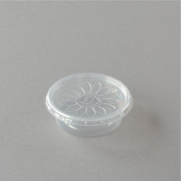 500 Stück Dressingbecher mit Deckel, transparent, 50 ml