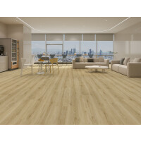 1 Paket (2,9222 m²) Klick-Vinyl EPC Eiche Loft (240×1522×6,0 mm) +1,5 mm IXPE-Trittschalldämmung, NS=0,55 mm