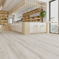 1 Paket (2,9222 m²) Klick-Vinyl EPC Eiche Polar (240×1522×6,0 mm) +1,5 mm IXPE-Trittschalldämmung, NS=0,55 mm