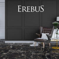 1 Paket (1,44 m²) Fliesen EREBUS BLACK (60 × 120 cm), poliert