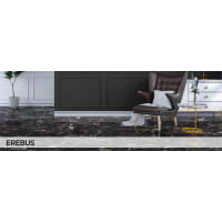 1 Paket (1,44 m²) Fliesen EREBUS BLACK (60 × 120 cm), poliert