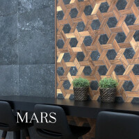 1 Paket (1,44 m²) Fliesen MARS ANTHRACITE (60 × 120 cm), matt