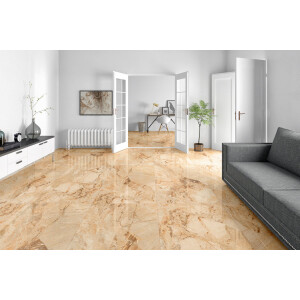 1 Paket (2,56 m²) Fliesen BRECCIA ORO (80 × 160 cm), poliert