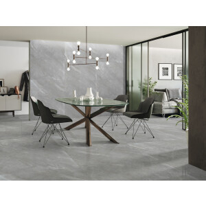 1 Paket (1,44 m²) Fliesen VENEZIA GREY (60 × 120 cm), matt