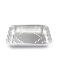 100-1000 Stück Alu-Menüschalen ungeteilt R879G ohne Deckel (227×177×30 mm), 950 ml