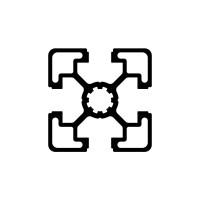 Aluminium Profil 45 × 45 mm Nut 10