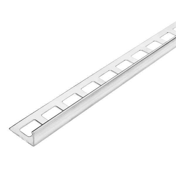 1 Stück Winkel-Abschlussprofil DURAL Classic CL 1070 Edelstahl (V2A) natur, H=10 mm, L=250 cm