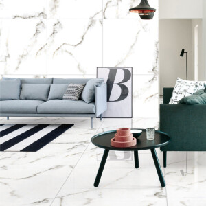 1 Paket (1,28 m²) Fliesen CARRARA (80 × 80...