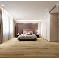 1 Paket (2,2350 m²) Klick-Vinyl SPC Eiche Nizza (229×1220×4,0 mm) +1,0 mm IXPE-Trittschalldämmung, NS=0,3 mm