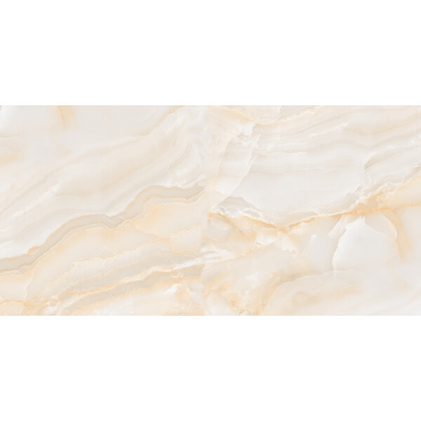 1 Paket (1,44 m²) Fliesen ONYX BEIGE (60 × 120 cm), poliert