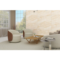 1 Paket (1,44 m²) Fliesen ONYX BEIGE (60 × 120 cm), poliert