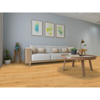1 Paket (2,6352 m²) Klick-Vinyl SPC Eiche Oxford (180×1220×3,5 mm), ohne Trittschalldämmung, NS=0,2 mm