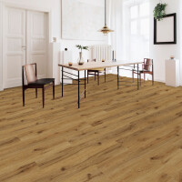 1 Paket (2,6352 m²) Klick-Vinyl SPC Eiche Skara...