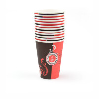 500-2000 Stück Coffee To Go Becher, verschiedene Motive, (Ø 70 mm), 180 ml