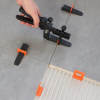 1 Stück Zange SOLID  für Fliesen Nivelliersystem, schwarz/orange