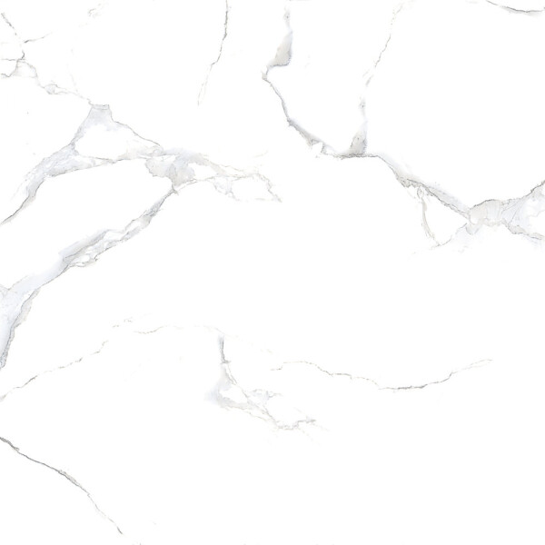 1 Paket (1,44 m²) Fliesen WHITE MARBLE (60 × 60 cm), matt