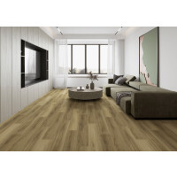 1 Paket (2,6352 m²) Klick-Vinyl SPC Eiche City (180×1220×3,5 mm) +1,0 mm IXPE-Trittschalldämmung, NS=0,2 mm