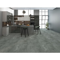 1 Paket (1,8605 m²) Klick-Vinyl SPC Fliese Garda (305×610×3,5 mm) +0,8 mm IXPE-Trittschalldämmung, NS=0,2 mm