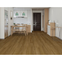 1 Paket (2,2350 m²) Klick-Vinyl SPC Eiche Vienna (229×1220×4,0 mm) +1,0 mm IXPE-Trittschalldämmung, NS=0,3 mm