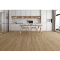 1 Paket (2,2350 m²) Klick-Vinyl SPC Eiche Brno (229×1220×4,0 mm) +1,0 mm IXPE-Trittschalldämmung, NS=0,3 mm