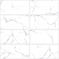 1 Paket (1,44 m²) Fliesen WALL WHITE MARBLE SHINY...