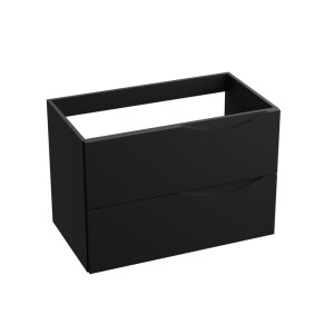 Waschbeckenunterschrank KOLORADO BLACK 800 mit 2...