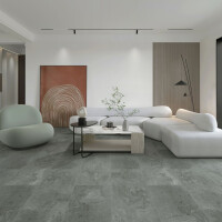 1 Paket (1,9780 m²) Klick-Vinyl SPC Fliese Concrete...