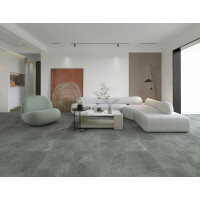 1 Paket (1,9780 m²) Klick-Vinyl SPC Fliese Concrete Grey (406×812×4,0 mm), ohne Trittschalldämmung, NS=0,3 mm