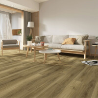 1 Paket (2,6352 m²) Klick-Vinyl SPC Eiche Modena...
