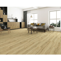 1 Paket (2,2350 m²) Klick-Vinyl SPC Eiche Thassos (229×1220×4,0 mm), ohne Trittschalldämmung, NS=0,3 mm