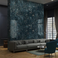 1 Paket (1,44 m²) Fliesen DEEP BLUE STONE (60 × 120 cm), hochglanz