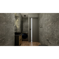 Aufsatzwaschbecken COSTA BLACK, rechteckig (460×325×135 mm), ohne Hahnloch und Überlauf, matt, schwarz
