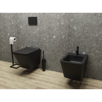 Papierrollenhalter SAMAR, freistehend, (700×200×200 mm), matt, schwarz
