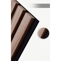 1 Stück (1,56 m²) Akustikpaneel WALNUT (260...