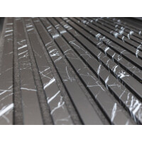1 Stück (1,56 m²) Akustikpaneel MARBLE (260 × 60 × 2,1 cm), glänzend, schwarz