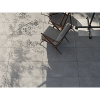 1 Paket (1,44 m²) Terrassenplatten LUNA COOL GREY (60 × 120 cm), matt