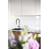 Einbauspüle CHICHI aus Granit (39 × 48 cm), 1 Bec