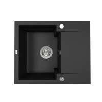 Einbauspüle CHICHI aus Granit mit kleiner Abtropffl&aum