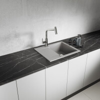 Einbauspüle CHICHI aus Granit mit kleiner...