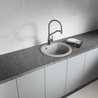 Einbauspüle DAFNE aus Granit (Ø 51 cm), 1...