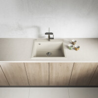 Einbauspüle TAU aus Granit (50 × 57 cm), 1 Becken