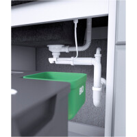 Einbauspüle TAU aus Granit (57 × 50 cm), 1 Becken