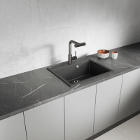 Einbauspüle TAU aus Granit (60 × 50 cm), 1 Becken
