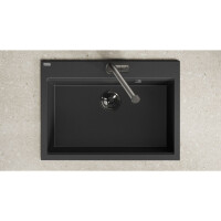 Einbauspüle TAU aus Granit (70 × 50 cm), 1 Becken