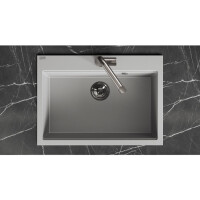 Einbauspüle TAU aus Granit (70 × 50 cm), 1 Becken