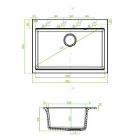 Einbauspüle TAU aus Granit  gallery 5_2nd