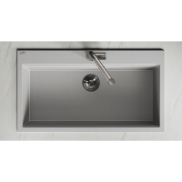 Einbauspüle TAU aus Granit (90 × 50 cm), 1 Becken