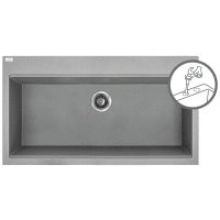 Einbauspüle TAU aus Granit (90 × 50 cm), 1 Becken