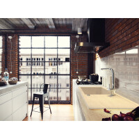 Einbauspüle TRZYNASTKA aus Granit mit Abtropffläch